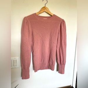 Rebecca Taylor 100% cashmere sweater, pink size M